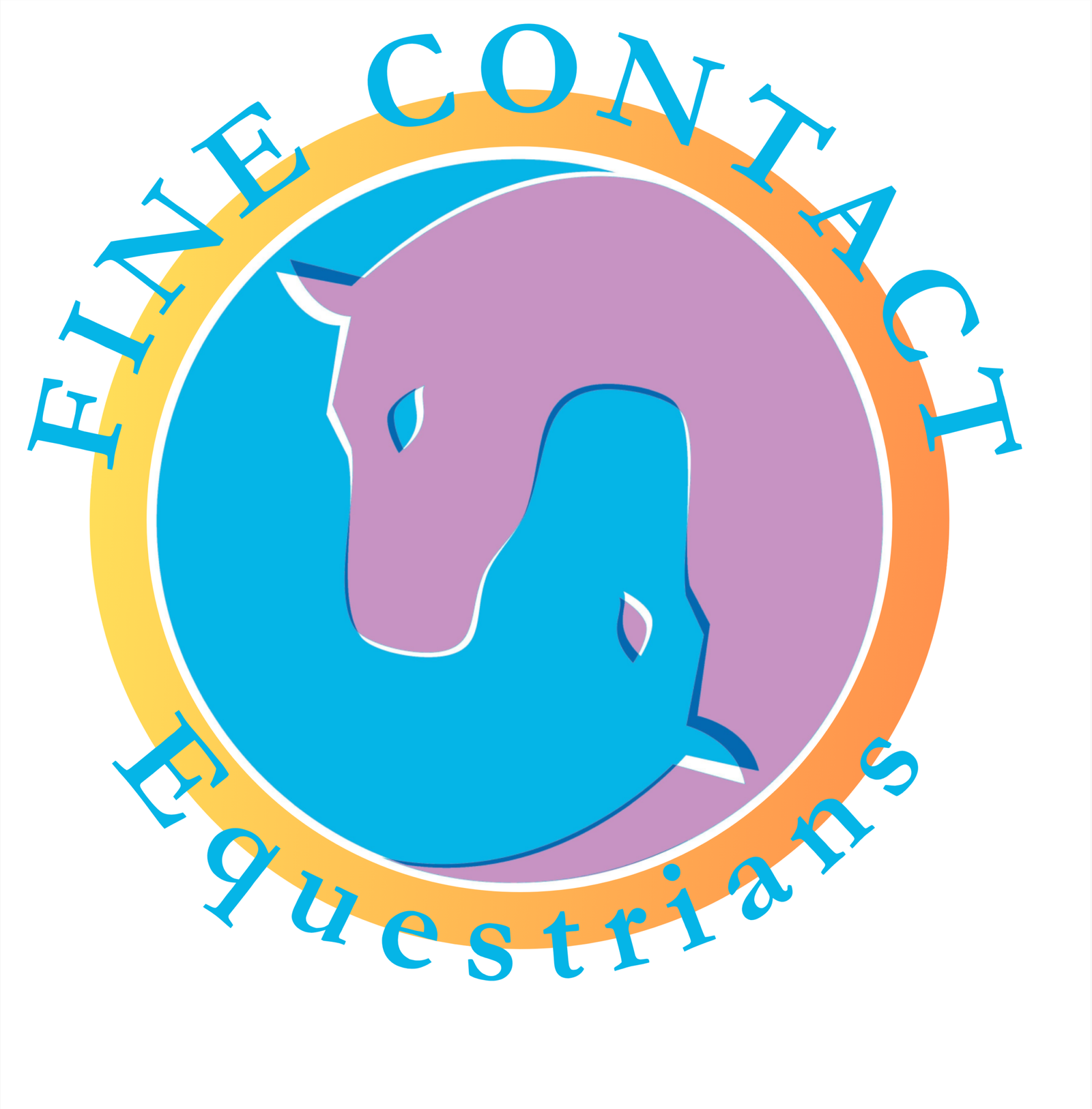 Fine contact riding logo